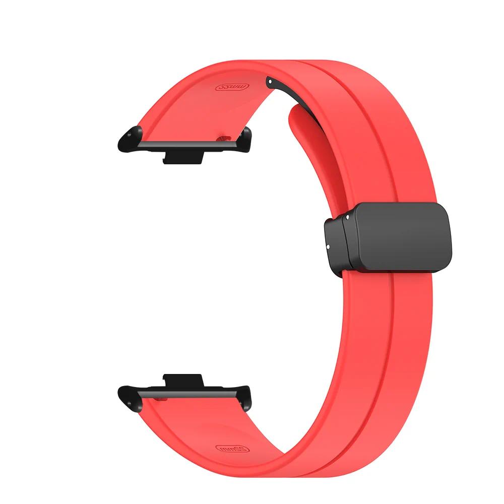 Silicone Wristband for Xiaomi Redmi Watch 4 5 Smart Strap Replacement Corre Magnetic Bracelet Mi band 9 Pro Mi band 8 Pro Band
