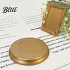 Resin Jewelry Tray Wear-Resistant Desktop European Pattern Embossed with Vintage Golden Gloss Organizer Decorative Gilded Finish for Candles