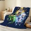 1PC Hunter X Hunter Patterned Flannel Blanket Suitable For All Seasons For Home Decor Warmth And Comfort Gifts Holiday Present