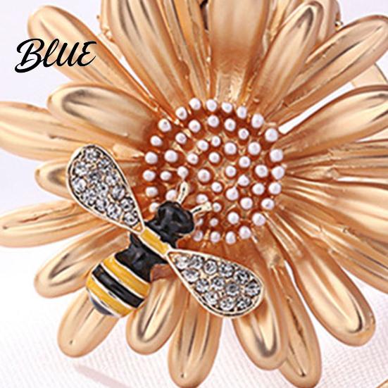 Scarf Fastener Button Large Chrysanthemum Alloy Silk Anti-rust Accessory Buckle