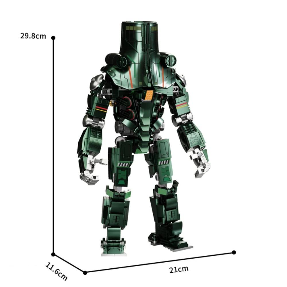 KBOX Hunter Roboter Bausteine Film Mecha Krieger Montagespielzeug ABS-Kunststoff Gipsy Danger Modell Sammlerstücke Kinderspielzeug