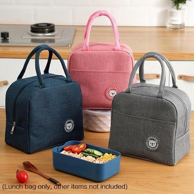1 Stück tragbare Lunchtasche, wasserdicht, isoliert, kühl, thermische Lebensmittel-Aufbewahrungsbox, Tragetasche für Outdoor-Reisen, Studenten-Thermotasche