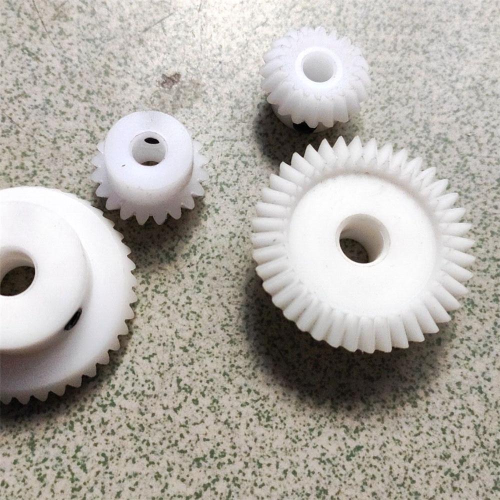 1:2 POM 1M 20T 40T Plastic Nylon Straight Bevel Gear Transmission Small Toy 20 Teeth 6mm 40 Teeth 8mm Parts