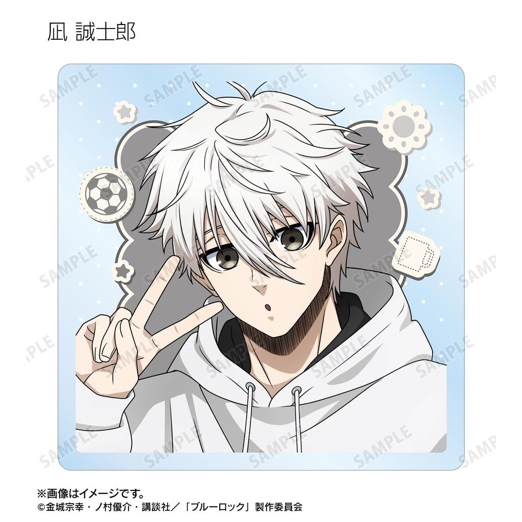 TV anime Originální ranní rutina Sběratelské akrylové dlaždice box verze "Blue Lock". 8dílný