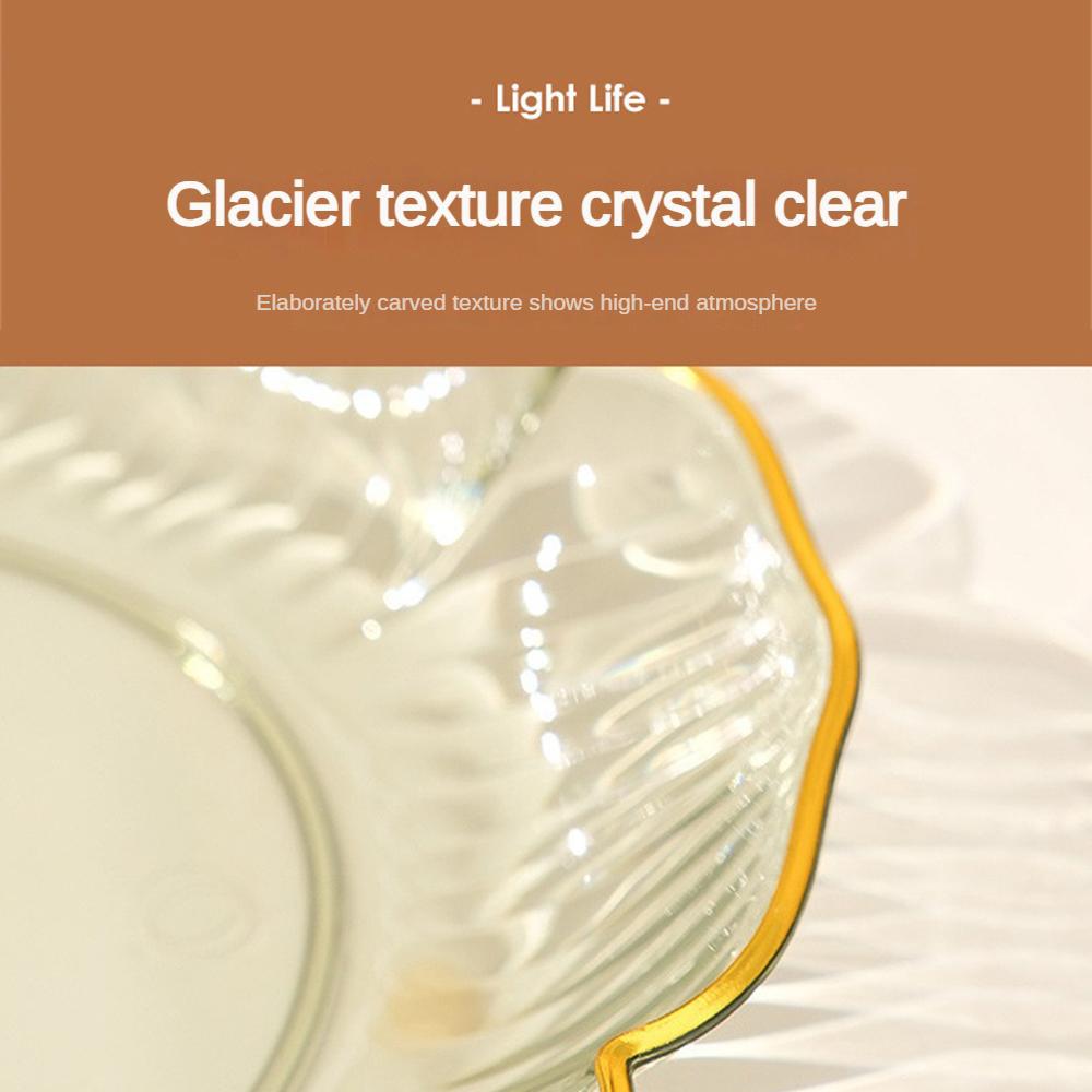 1PCS Tableware Snack Cake Fruit Candy Plate Dishes Christmas Tableware Kitchen Fruit Bowls Beauty Table Accessories