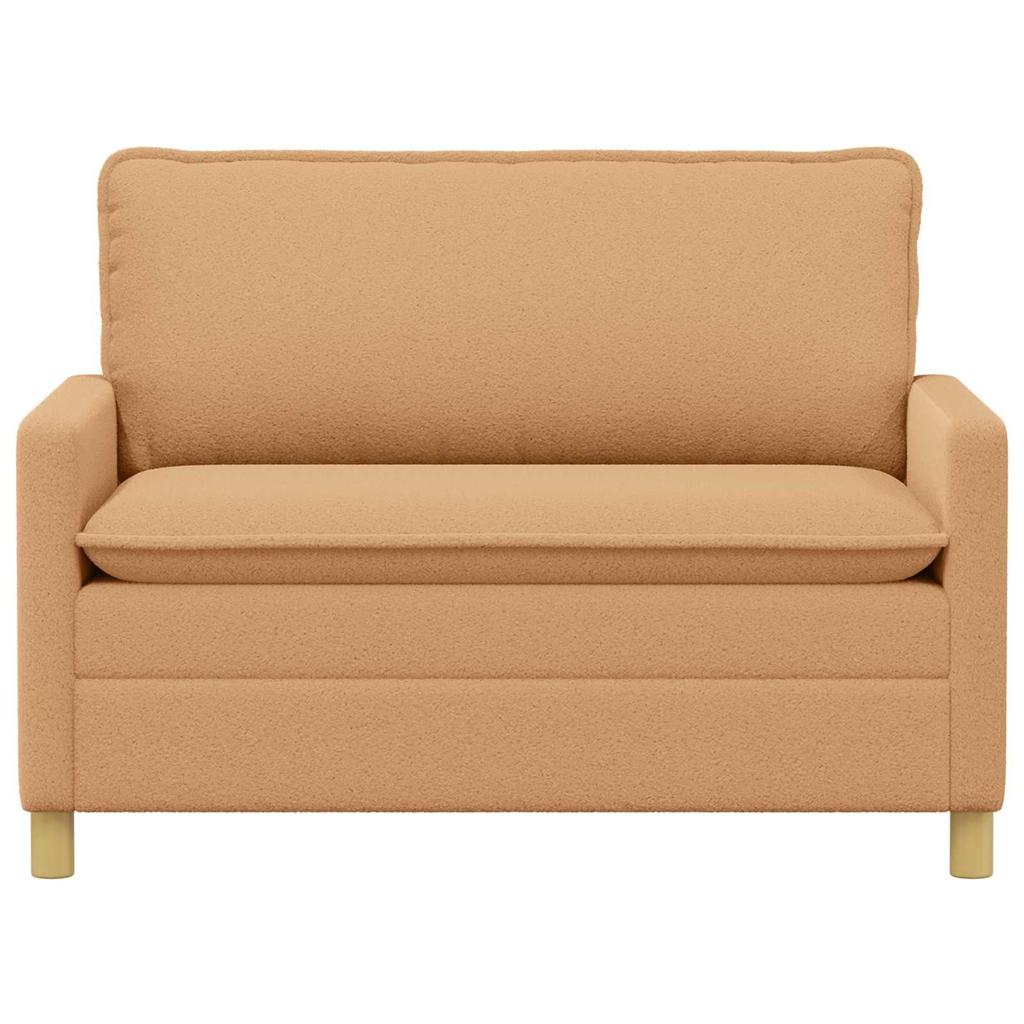 Beige Sofa 126 X 81 X 87.5 Cm Fabric