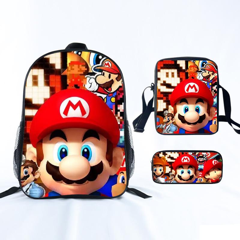 Cartoon Cute Schoolbag Primary School Student Lightweight Backpack Satchel Pencil Case pencil bag