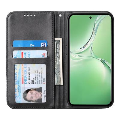 For Oppo K12/OnePlus Nord CE4 5G Case Calf Texture PU Leather Phone Cover with Wallet
