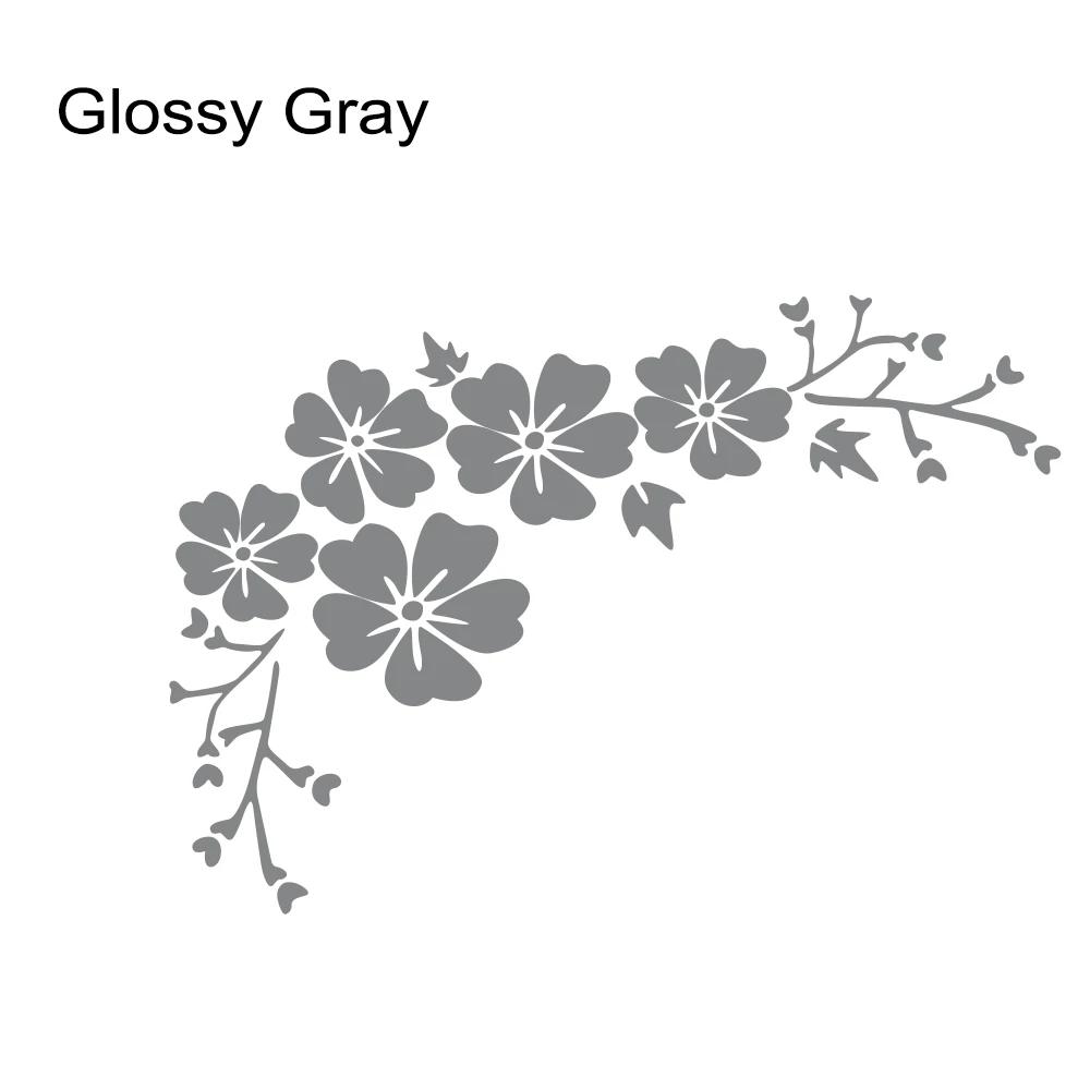 Car Sticker Blossom Flower Clusters Waterproof Vinyl Decal DIY Car Body Door Window Automobile Exterior Decoration Accessories