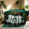 Custom Name Personalized Club Santos Laguna Print Blanket, Home Decor, Bedroom, Sofa, Camping, Couch, Gifts for Birthday Christmas