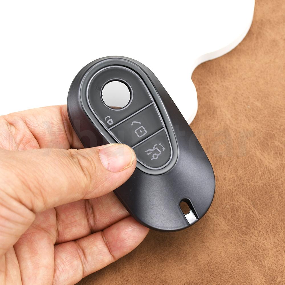 Keyless Fit For Mercedes Benz W206 W214 W223 C236 X254 Cle Glc Eqs Eqe C E S Class Gun Grey Tpu Auto Key Fob Remote Case Cover Auto Accessories