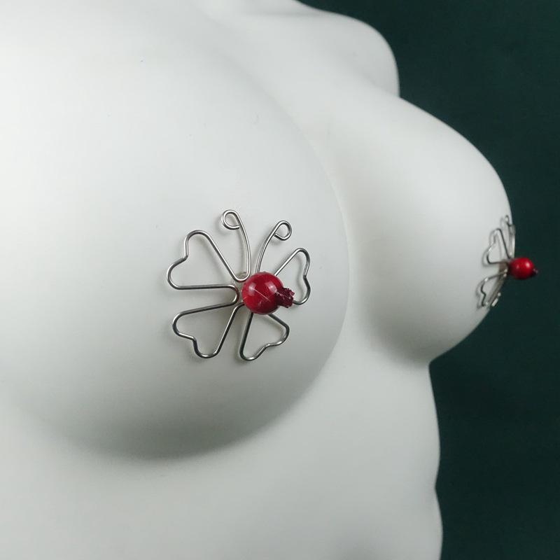 Flower-Shaped Invisible Nipple Covers for Adults