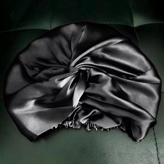 Women Nightcap Soft Comfortable Faux Silk Bonnet Gentle Night Sleeping Bonnet Hair Protection Supply