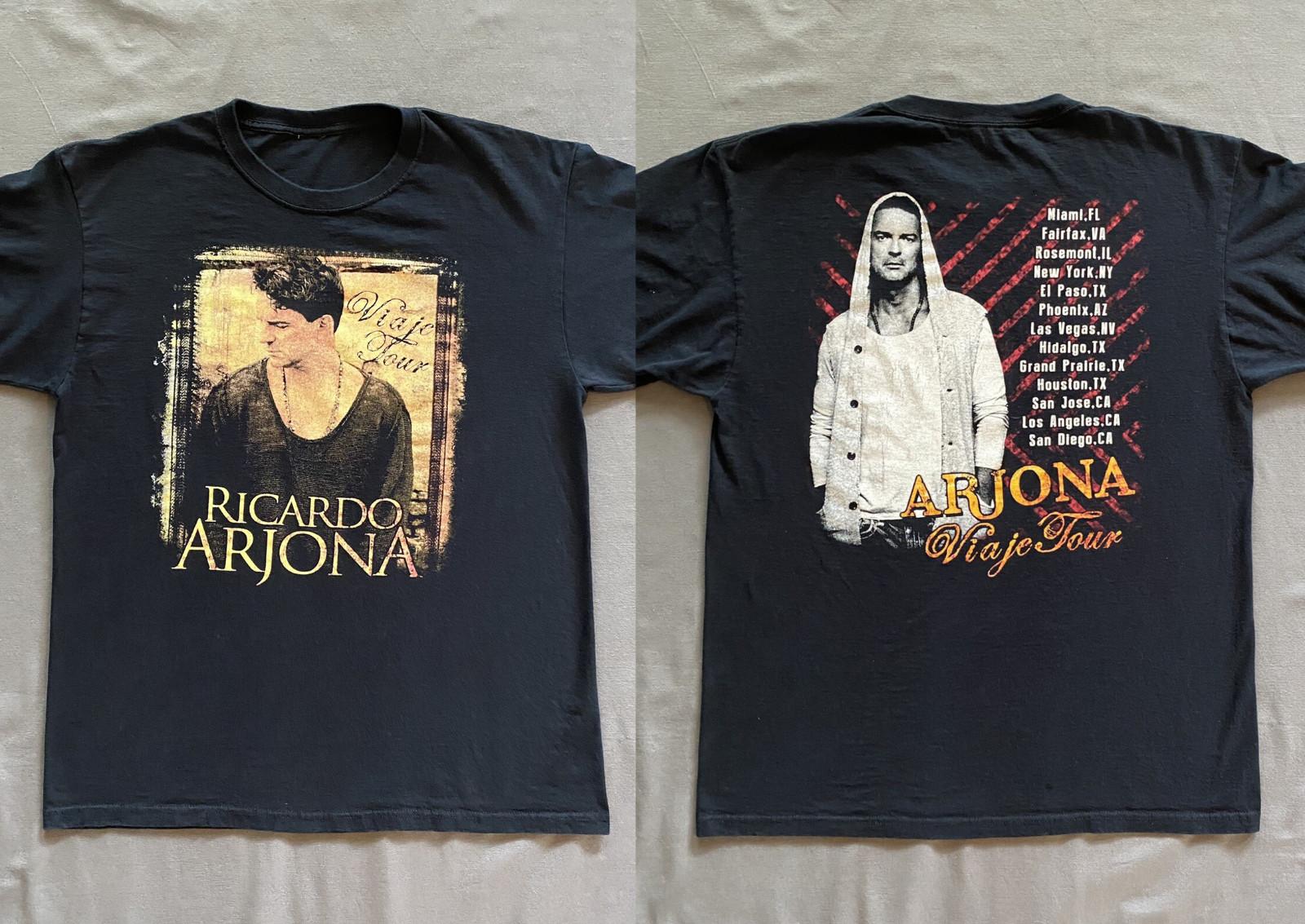 Vtg 2015 Ricardo Arjona Viaje Tour Latin American T-shirt S to 5XL PA339 S