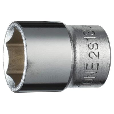 TONE Stecknuss Antriebswinkel Schlüsselweite 13mm (Sechseckig) 2S-13 6,35 mm (1/4 ")