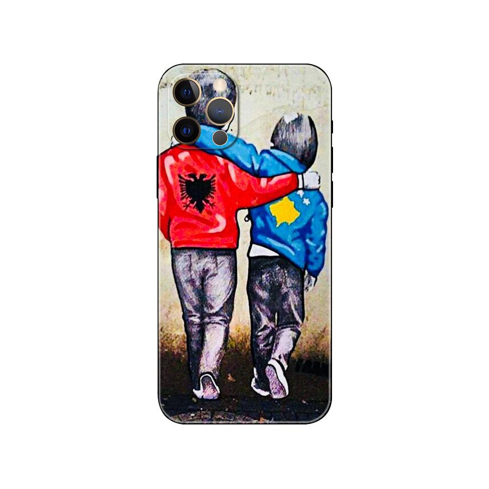 

Чехол для телефона с национальным флагом Косово для iPhone 5 5s 2020se 6 6s 7 8 plus x 10 XR XS 11 12 13 mini pro MAX черная задняя крышка из ТПУ iphone 13 pro