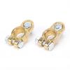 Brass Battery Terminal Connector Top Post Positive Negative Car Battery Terminal Connector for Boat RV