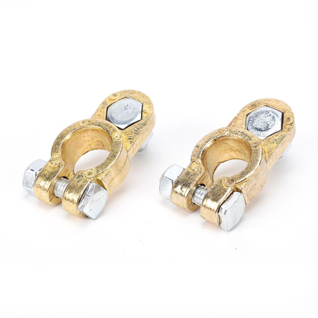 Brass Battery Terminal Connector Top Post Positive Negative Car Battery Terminal Connector for Boat RV