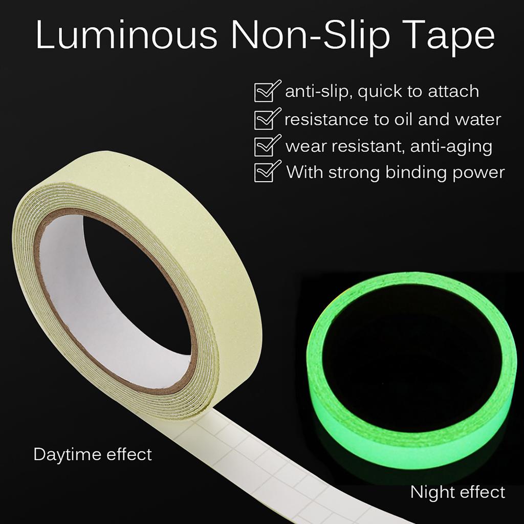 PVC Luminous NOn Slip Anti Skid Stair Step Floor   Warning Decoration Tape (2.5cm*3 Meters)
