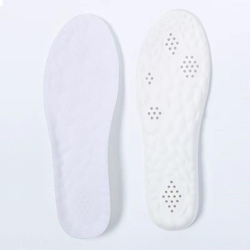 Soft Sports 4D Men's and Women's Insoles Arch Massage Outdoor Shock Absorption Sweat Absorption Odor Prevention Antibacterial