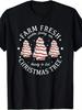 Adorable Christmas Tree Cakes T-Shirt Made from Soft, Breathable Material. Ideal for Casual Outings,
