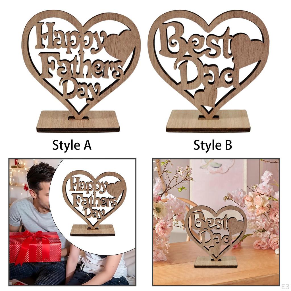 Decoration Desk Ornament Best Gifts for Dad Appreciation Decorative Sign Thoughtful Show How