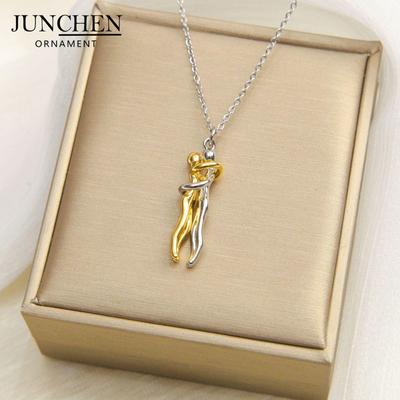Stylish Non-Fading Hug Necklace for Couples - Romantic Gift for Men and Women