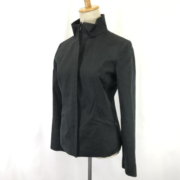 UNTITLED Hergestellt in Japan Hoher Kragen Reißverschluss Blouson Jacke 2 Damen M Schwarz Oberbekleidung Oberteile(GEBRAUCHT)