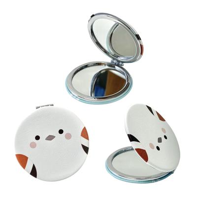 Compact Hand Folding Hand Cute Shimaenaga Kotori Shape 3 [Kinagani Shimaenaga] Mirror, Mirror, Mobile, Mirror, Mirror, Character, (round / Pieces)
