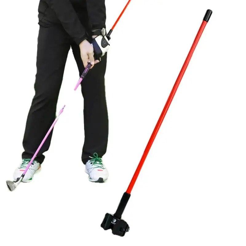 Golf Swing Trainer Stick Beginner Golf Cut Indicator Activity Buckle Golf Chipping Auxiliary Training Golf Gesture Correction