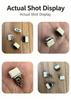 6/1Pcs Type C Charging Port Protector Stopper Cap Cover DIY Dust Plugs Pendant for iPhone 17 Samsung Anti-Dust Plug with Hole