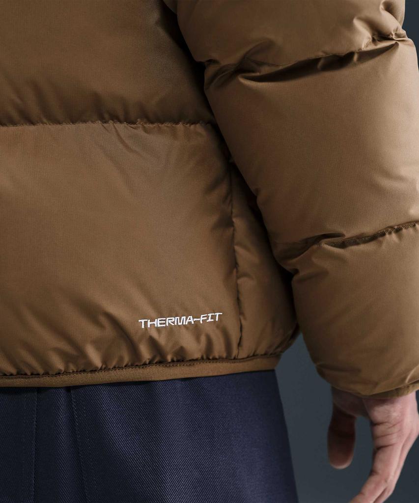 Nike Sportswear Club Therma Fit Padded Jacket M - Mosswood Brown:White / Ib2976-235