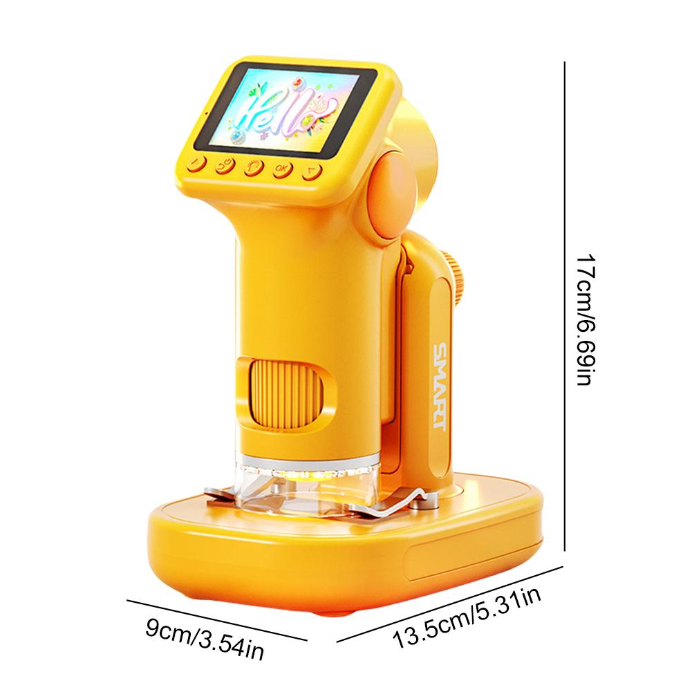 Kids Microscope Handheld Microscope Camera Portable Handheld Magnifying Glass Educational Science Birthday Gifts for Girls Boys