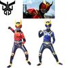Boys' Full Body Jumpsuit Masked Knight Costume Set In Milk Silk For Cosplay Events