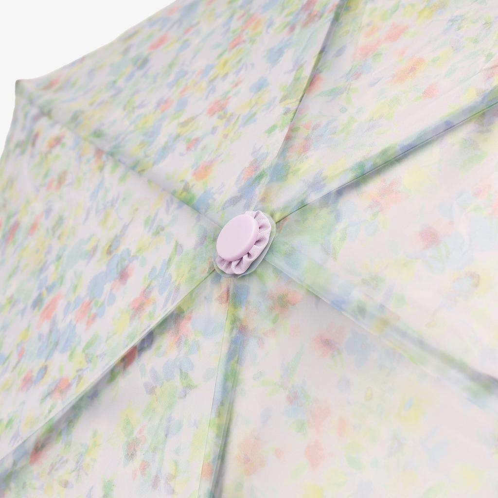 Afternoon Tea Living Folding Umbrella Small Flower Clear Folding Purple JM94, Umbrella,