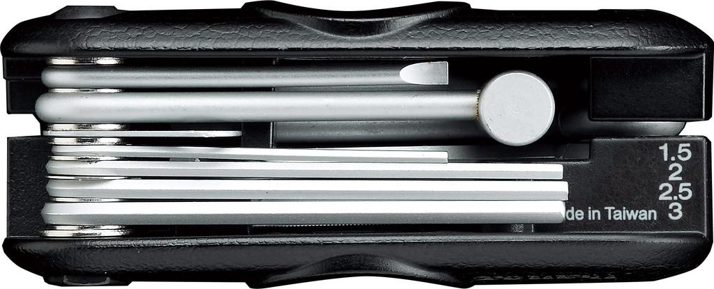 IBANEZ Ibanez Electric Guitar & Bass Multi Setup Tool (Metric) "Bikers Black" MTZ11-BBK