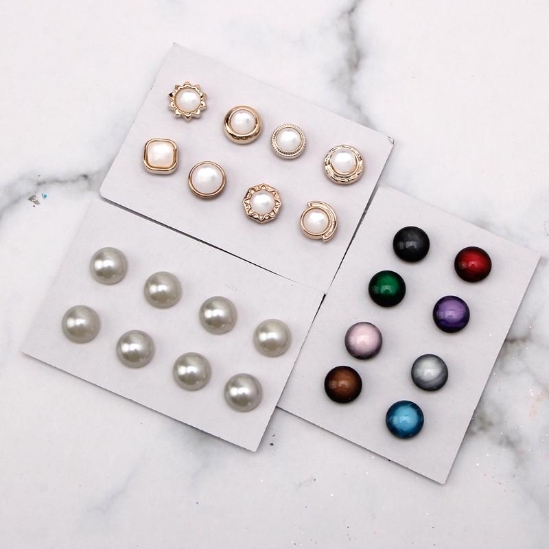 Hijab Brooch Magnet Clips No Hole Pins For Muslim Scarf Shawls for Head Wraps Headscarf Luxury Accessory for Women Ladie