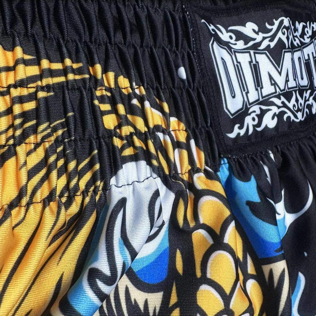 Twin Carp Fish Muay Thai Kickboxing Boxing MMA UFC Casual Shorts Gym Sport Unisex Men Women Workout Quick Dry Print Elastic High Waist Training