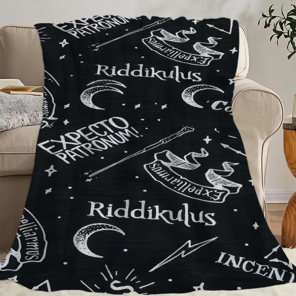 

Cartoon Warm Soft Plush P-Potters Nap Blankets Sofa rug for Living Harries Room Office Bed Home Cool Travel Kid Birthday Gifts 75x90cm