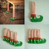 4pcs Christmas Decorations Shoes Stockings Chair Table Furniture Floor Protector Foot Leg Cover