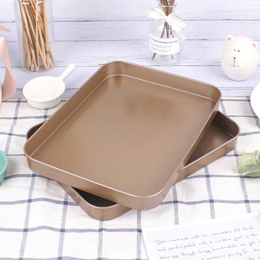 10inch Baking Tray Cookie Sheet Non-Stick Biscuit Cake Roast Oven