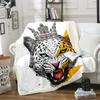 Queen'S Crown Flange Fleece Blanket Living Room Bedroom Decorative Blanket