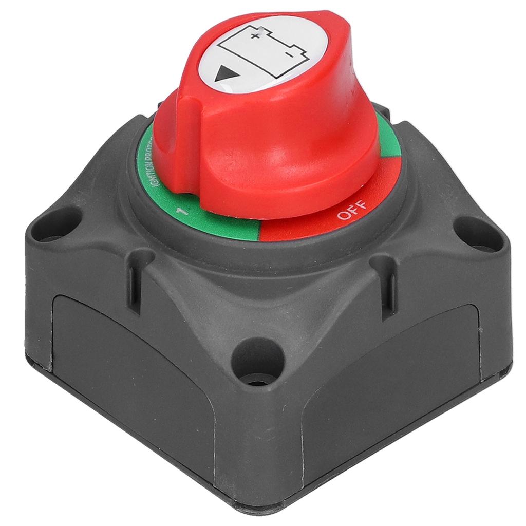 12V 3‑Gear Battery Disconnect Isolator Switch 8‑50V On Off Rotary ABS for Yacht Car Train