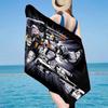 Mecha Armor Robotic Design Beach Towel, Super Soft Microfiber, Gift for Her/Him, Birthday, for Pool, Beach, Travel, Home Decor Fan gifts