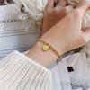 Meichen 18k Gold Non-Fading Titanium Steel Women's Fashion Bracelets - Simple, Versatile, Trendy European and American Style.