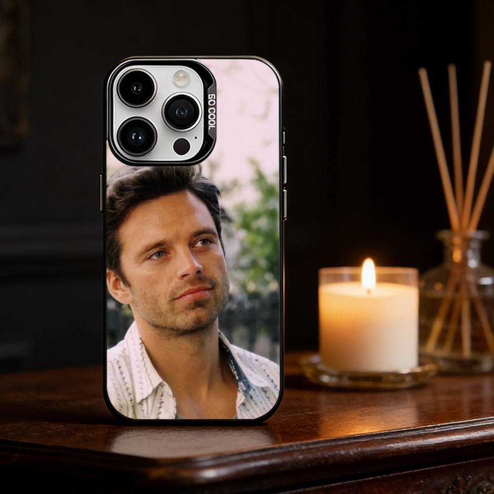 

Actor S-Sebastian Stan Phone Case For iPhone 17,16,15,14,13,12,11,Pro Max,Plus Candy Silver Cover iPhone17