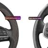 Car Steering Wheel Cover Wrap for Ford Mondeo Focus Escort Fiesta Explorer Taurus Escape O D Type Steering-Wheel