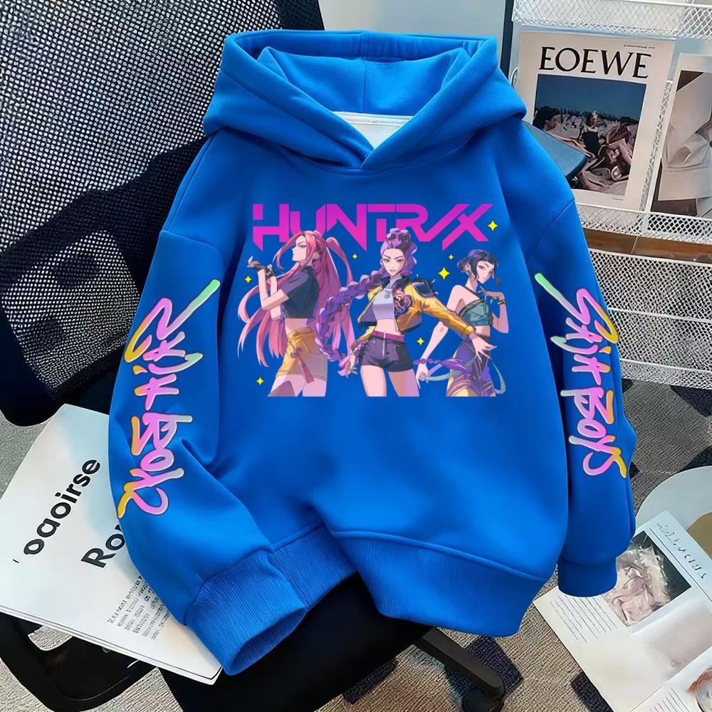 Casual Fashion Hoodie KPOP Printed Warm Winter Hoodie Hoodie Children's Hip Hop Style Sportswear High Quality Girl's Hoodie
