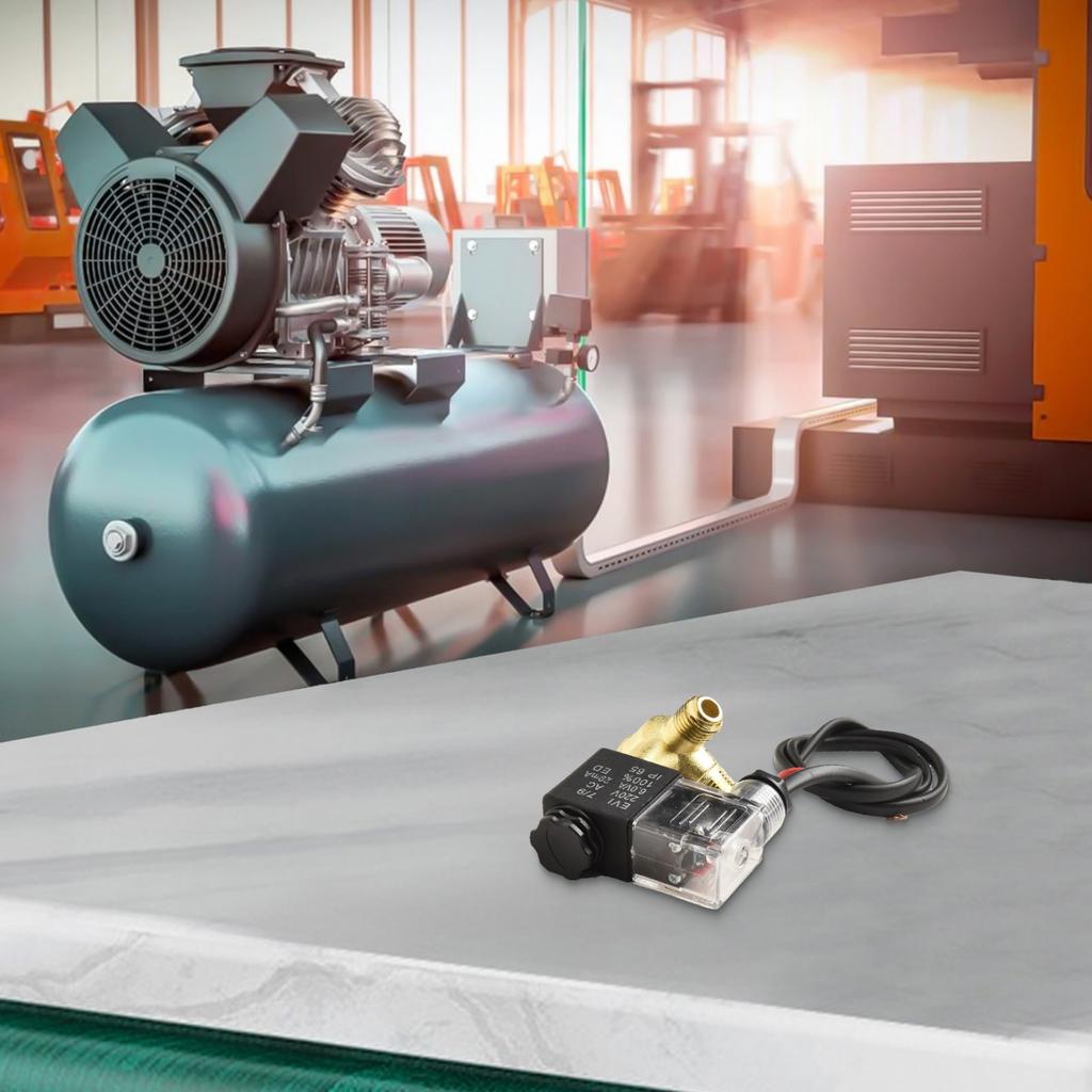 Compact Design Air Compressor Check Valve Solenoid Valve