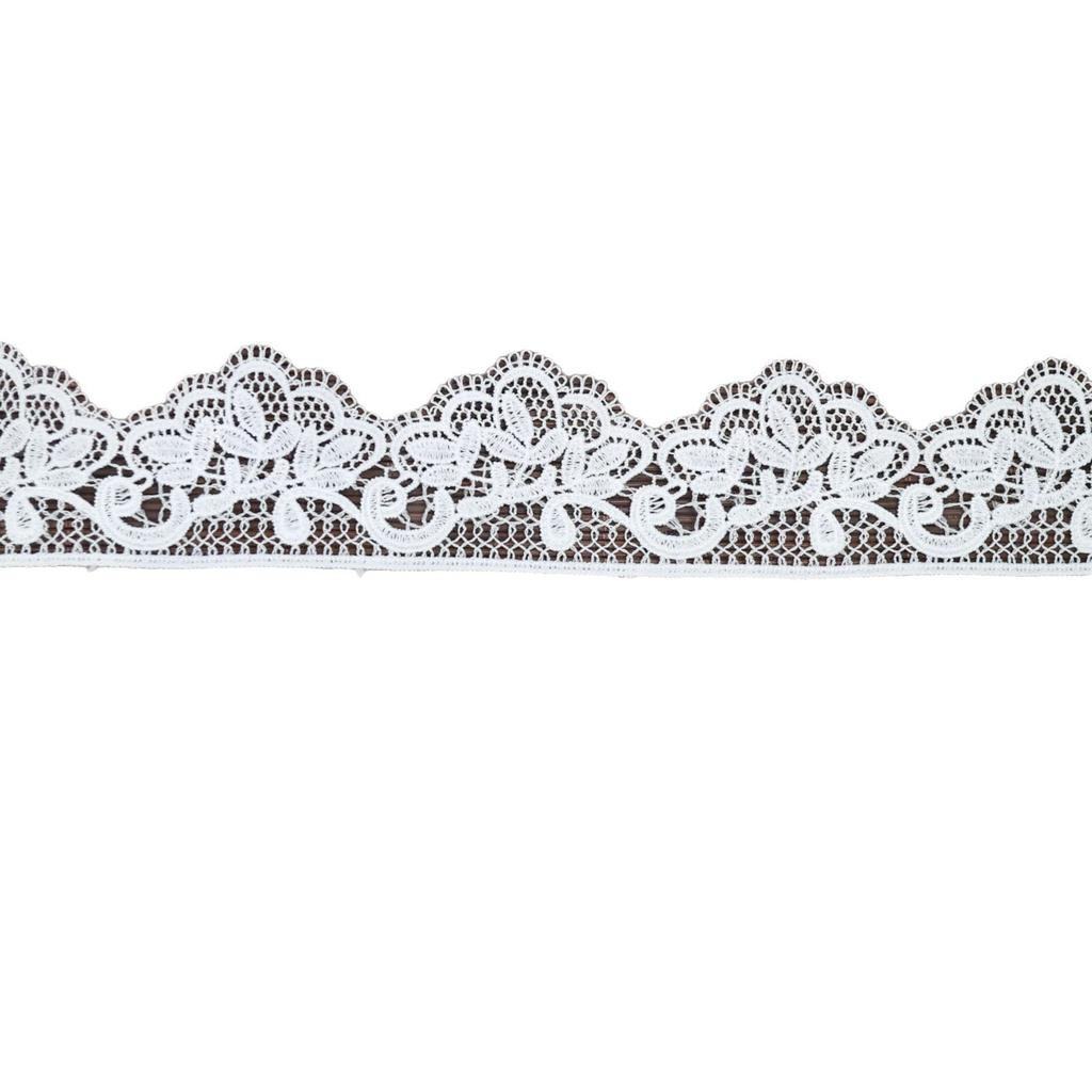 4,3 cm Dentelle de Soie de Lait Brodée Accessoires Hanfu Style Ethnique Vêtement Brodé à l'Ordinateur Col de Vêtement Accessoires de Bagages